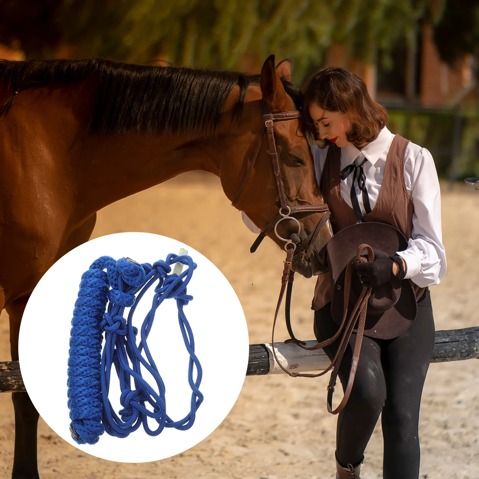 

Resistant Comfortable Fit Easy Use Portable Lightweight Training Equipment Bridle Rope