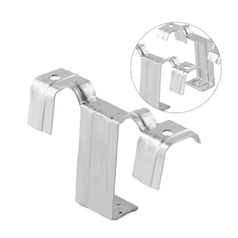 A33T-200PCS 35Mm Solar Panel Photovoltaic Water Guide Clip Stainless Steel Deflector Mud Drain Button Water Redirection Clips