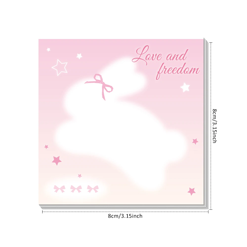 450 Blatt Haftnotizen, niedliche Cartoon-Designs in verschiedenen Farben für Büro, Schreibtisch, Studium, Planung, Tagebuch, Tabs, kreative Lesemarkierung