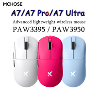 MCHOSE A7 / A7 Pro / A7 Ultra Gaming Mouse Three Mode Bluetooth Wireless E-sports Lightweight Mice PAW3395 / PAW3950 8K For PC