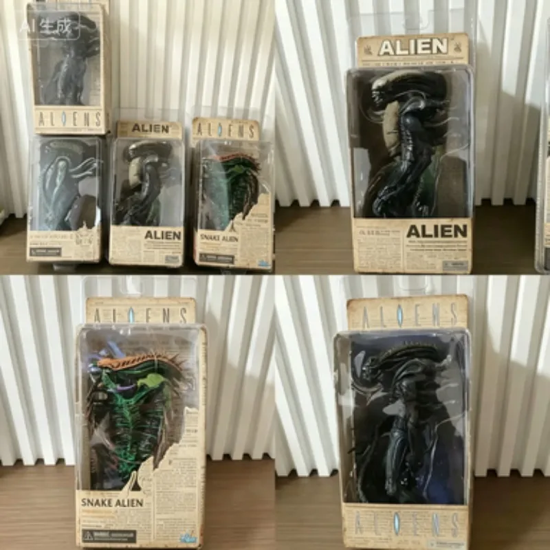 

NECA Alien Scorpion Snake Action Figure from Aliens vs Predator 13th Lineup Featuring Sgt Apone Snake Design Collectible Toy