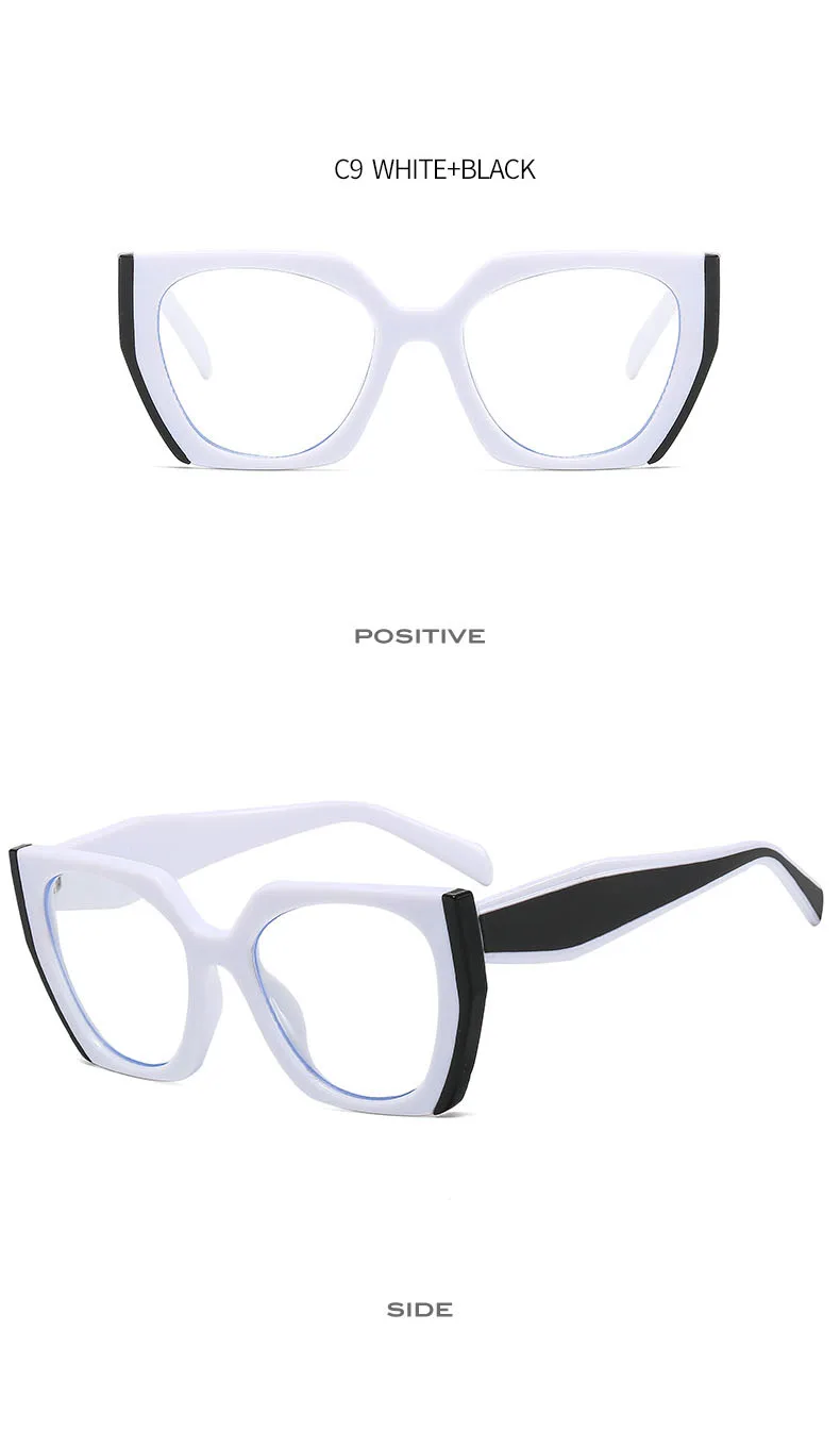 Luxus Marke frauen Sonnenbrille Mode Cat Eye Polygon Elegante Sonnenbrille Damen Vintage Brillen UV400 – Detail 17