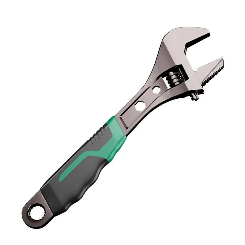 Non-Slip Adjustable Wrench Ergonomic Metal Hand Wrench Wear Resistant Multipurpose Wrench Rustproof Hand Tool For Home