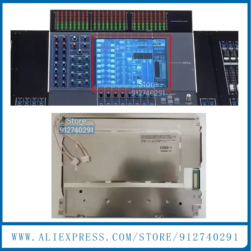 New 10.4 inch LCD For Y ma ha M7C M7CL M7CL-32 M7CL-48 M7 WE96080R LCD Screen With Touch Panel Digitizer For  M7CL Console