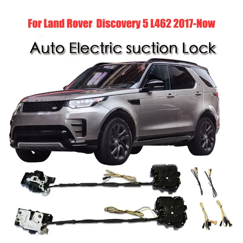 For Land Rover LR Discovery 5 L462 Car Soft Close Door Latch Pass Lock Actuator Auto Electric Absorption Suction Silence Closer