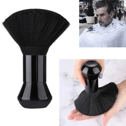 1PC Soft Neck Face Duster Barber spazzole per barba nere spazzola per capelli spazzola per capelli taglio parrucchiere Styling strumenti per il trucco