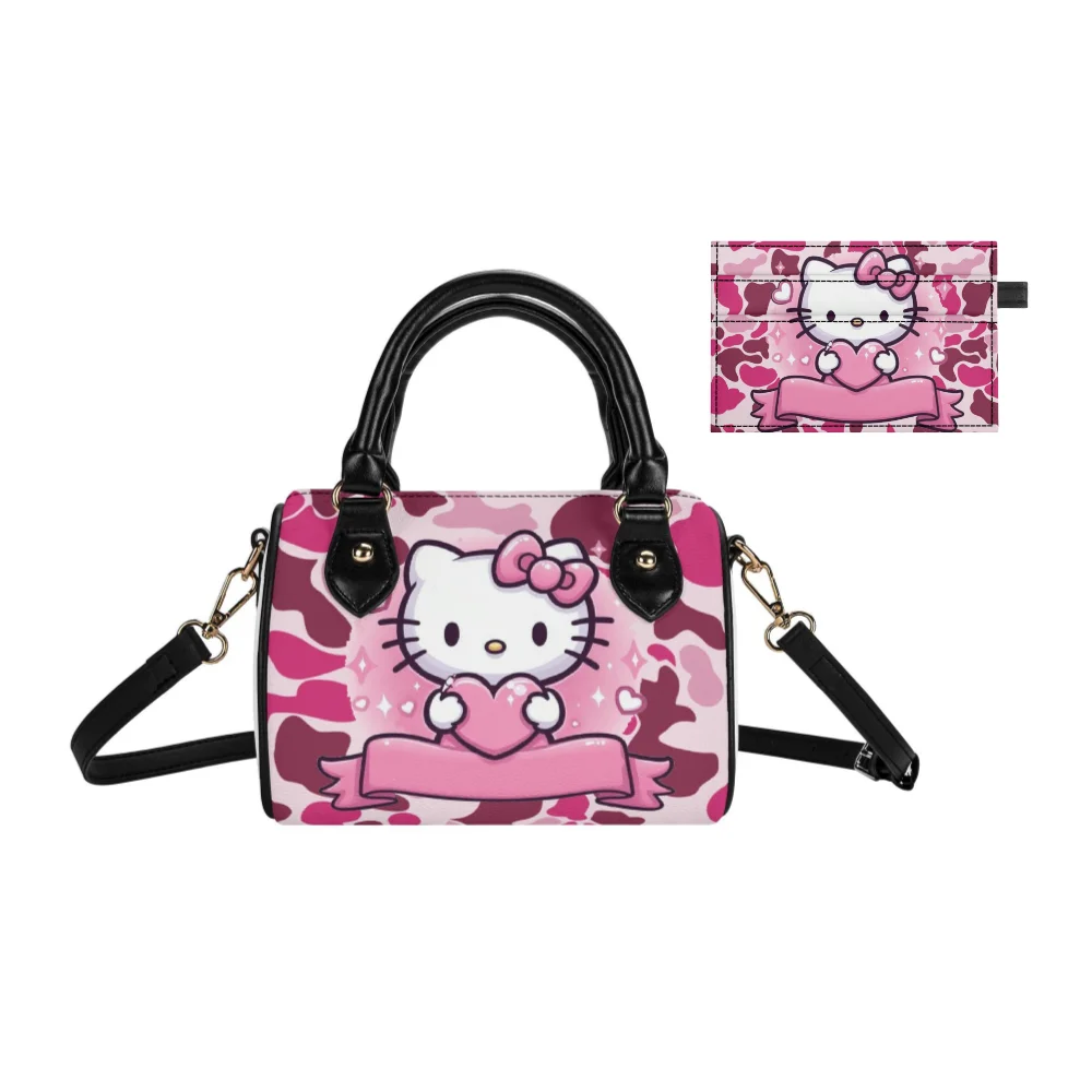 

Hello Kitty Cloud Camos Camo Camouflage Party Customizable Patterns Pu Travel Large Capacity Cute Summer Women'S Handbag