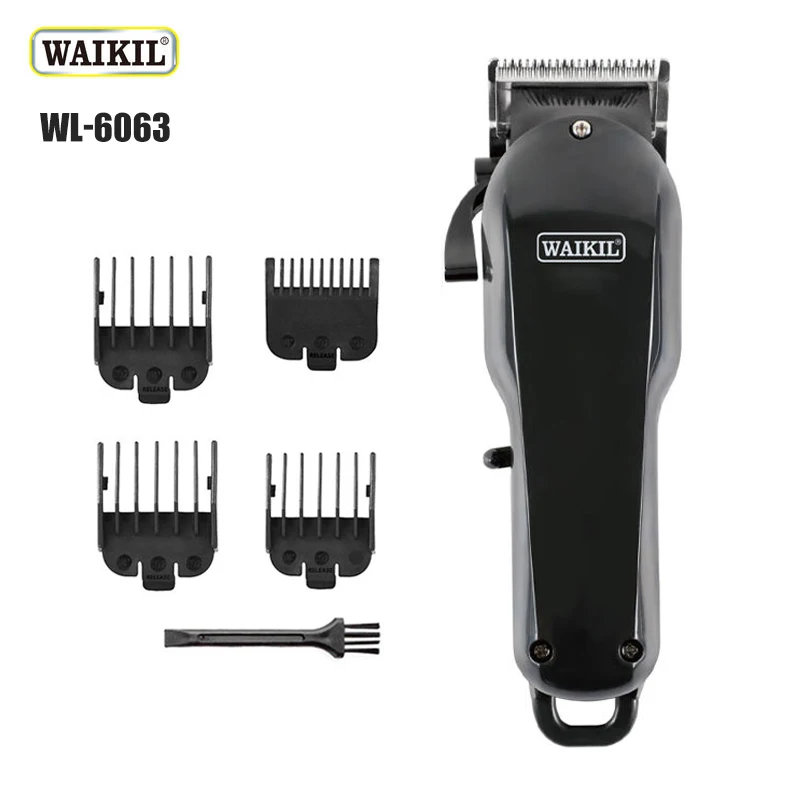 WAIKIL Men's Multi functional Hair clipper Professional Oil Head Electric Pushing Clipper Cordless Barber Styling Tool Trimmer