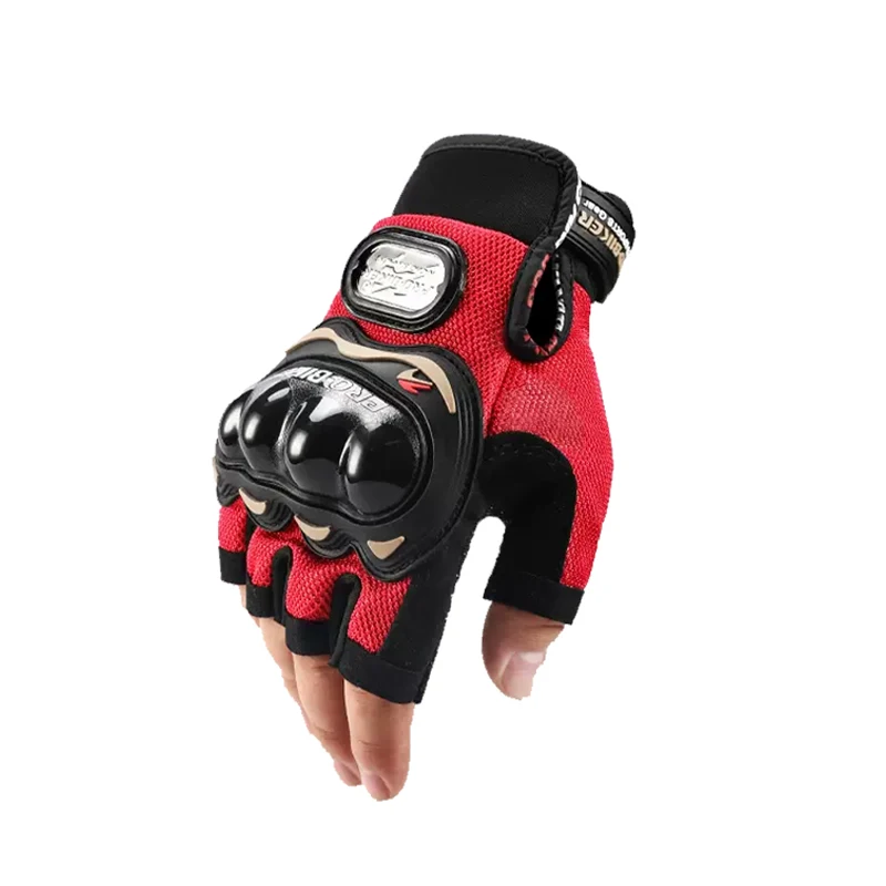 Motorcycle Half Finger Gloves Cycling Skateboard Riding Gloves for Bikers And Skateboarders