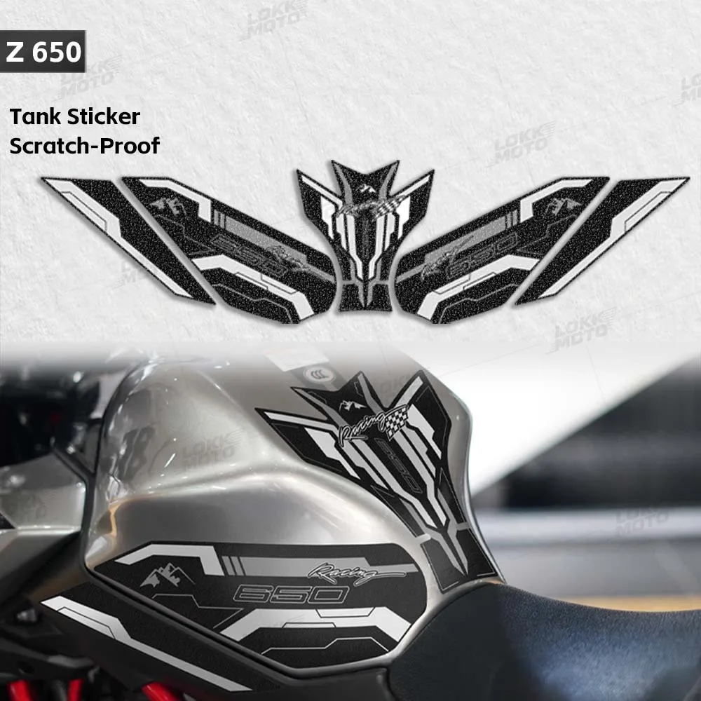 

Frosted Motorcycle Fuel Tank Accessories Sticker Waterproof Anti slip Protector Decorative Decal For Z650 ABS Z 650 z650 23-26
