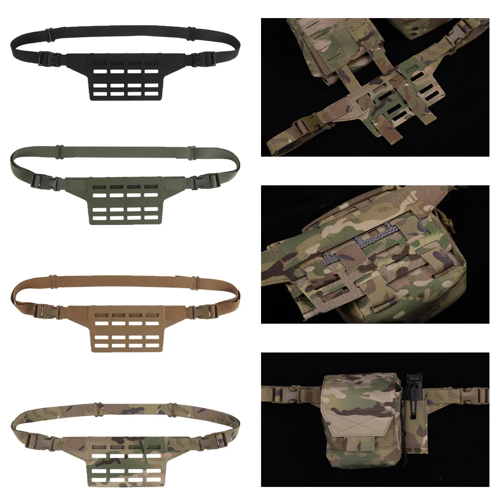 

OPHIDIANTAC Адаптер для поясной сумки Вставка с пряжкой Ремень через плечо 4-х отделений Адаптер для сумки Molle Sub Webbing