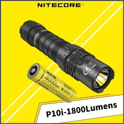 NITECORE P10i Flashlight USB-C Rechargeable 1800 Lumens i-Generation 21700 Tactical USB-C Direct Charging Law Enforcement Torch