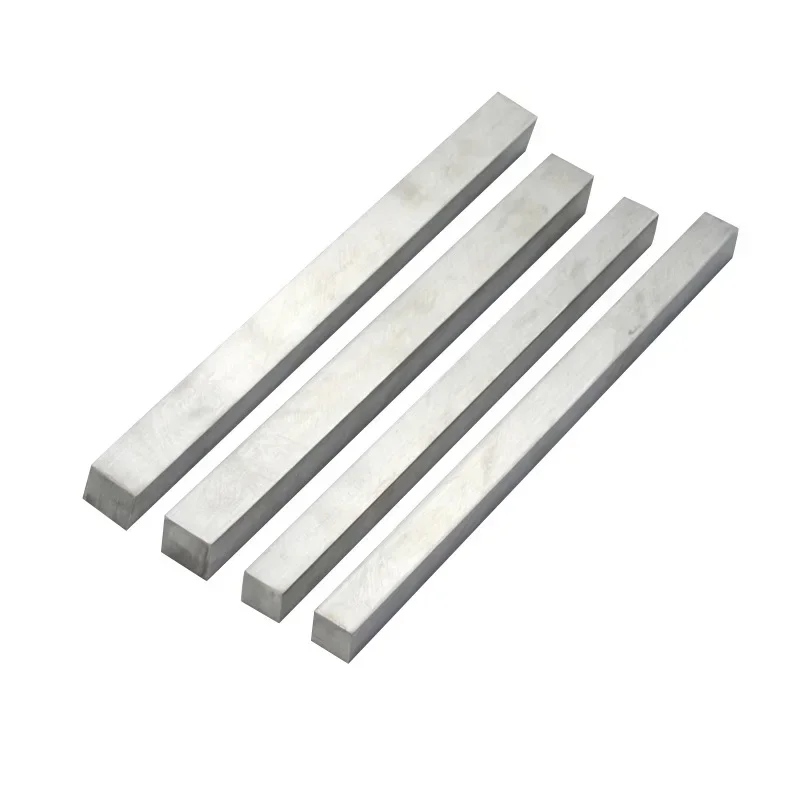 6pcs 304 Stainless Steel Square Bar Rod 4mm 5mm 6mm 8mm 10mm Length 300mm High-Speed Steel Linear Shaft