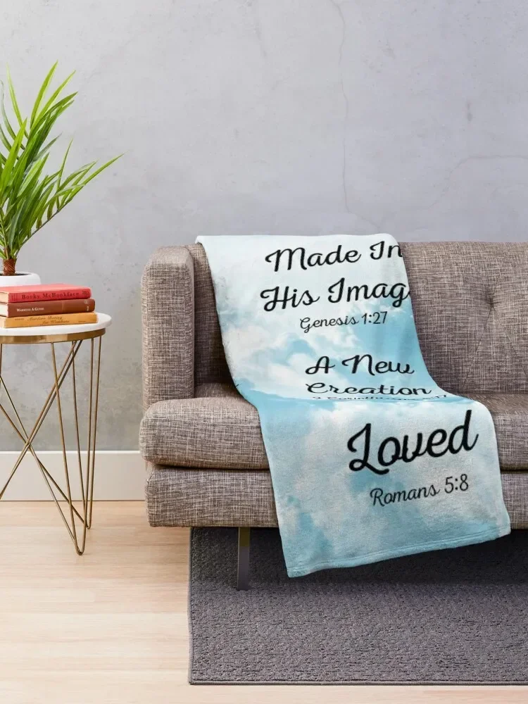 God Says That I Am | Inspirational Christian Bible Verses Throw Blanket