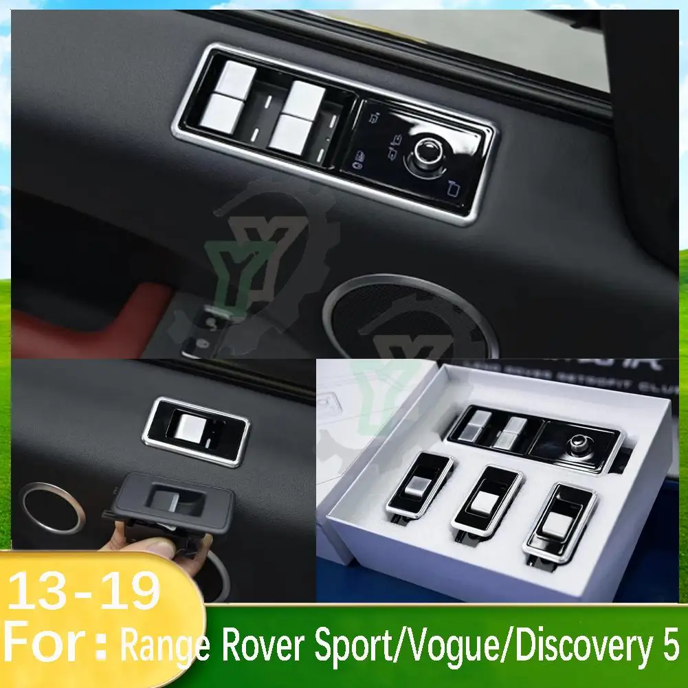 For Land Rover Range Rover Vogue/Sport/Discovery5 Car Electric Window Switch Lifting Control Glass  liquid crystal Lifter Button