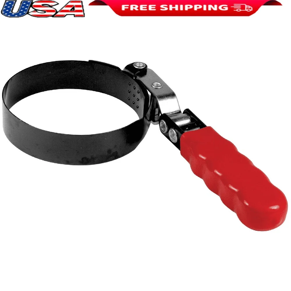 

Adjustable Strap Swivel Filter Wrench with Enhanced Grip Automotive Applications Convenient Tool Removing Spin-on Filters