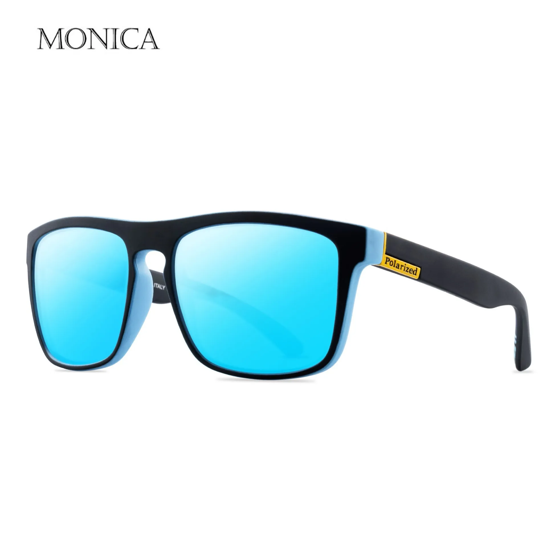 Sports Polarized Sunglasses Fashion Comfortable Mirrors Lens Outdoor Square Polarized Glasses for Cycling Motorbike Eyewears