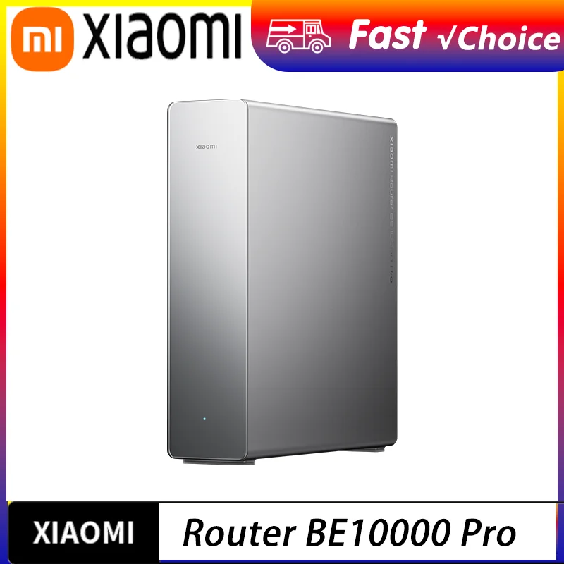 

Xiaomi Router BE10000 Pro WiFi 7 AI Hub 2GB RAM M.2 Port 10G x 2 2.5G x 4 Adaptive Network Port Mesh USB 3.0 Built in Gateway