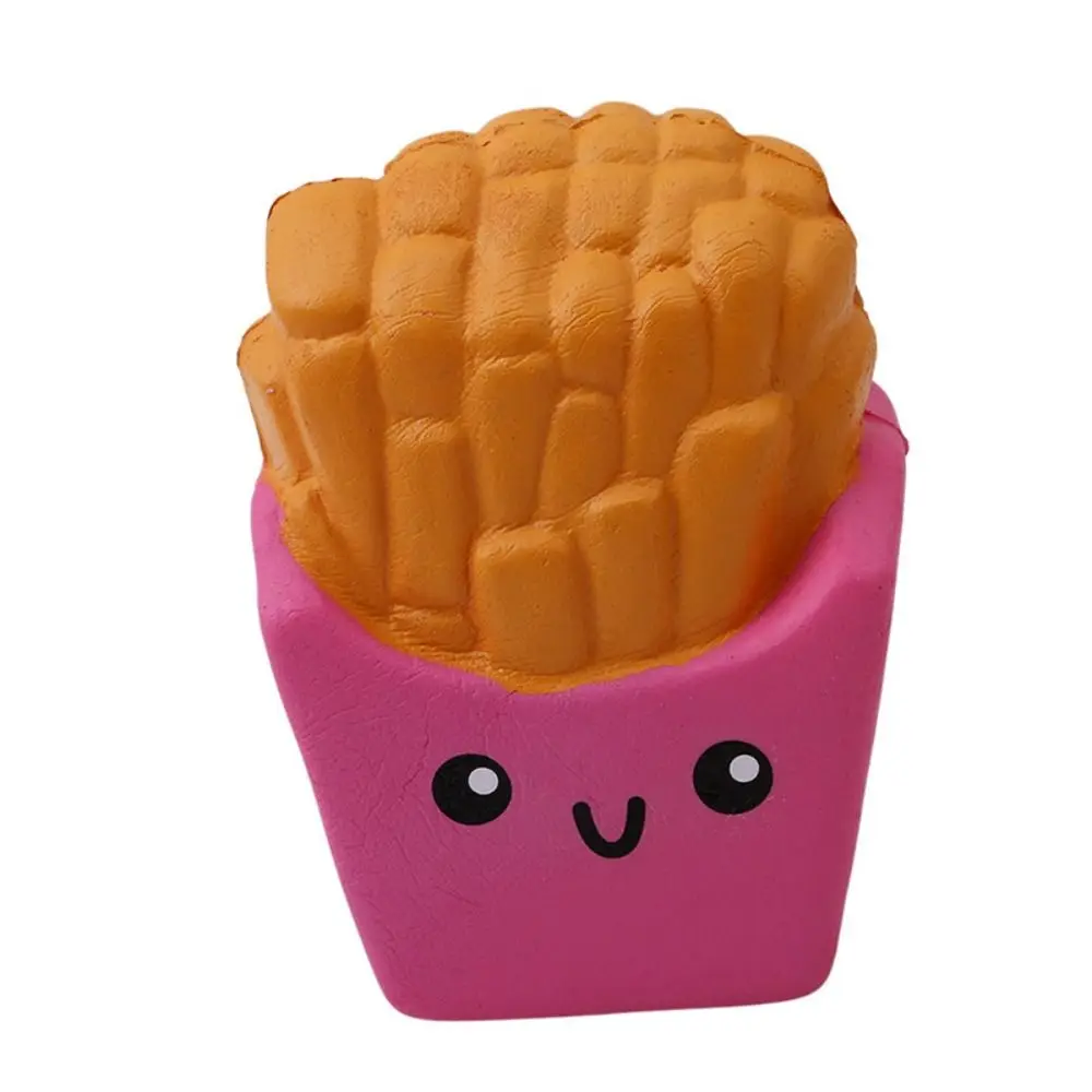 Simplicity PU French Fry Toys Soft Cute Anboor Squishies Decompression Wear-resistant Kids Toy