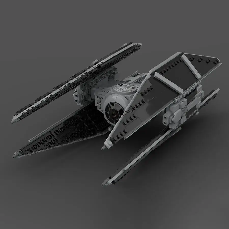 새로운 793PCS 스타 배틀 영화 MOC TIED 어벤져스 우주 전투기 모델 DIY 창의력 아이디어 어린이 장난감 조립 퍼즐 생일 선물