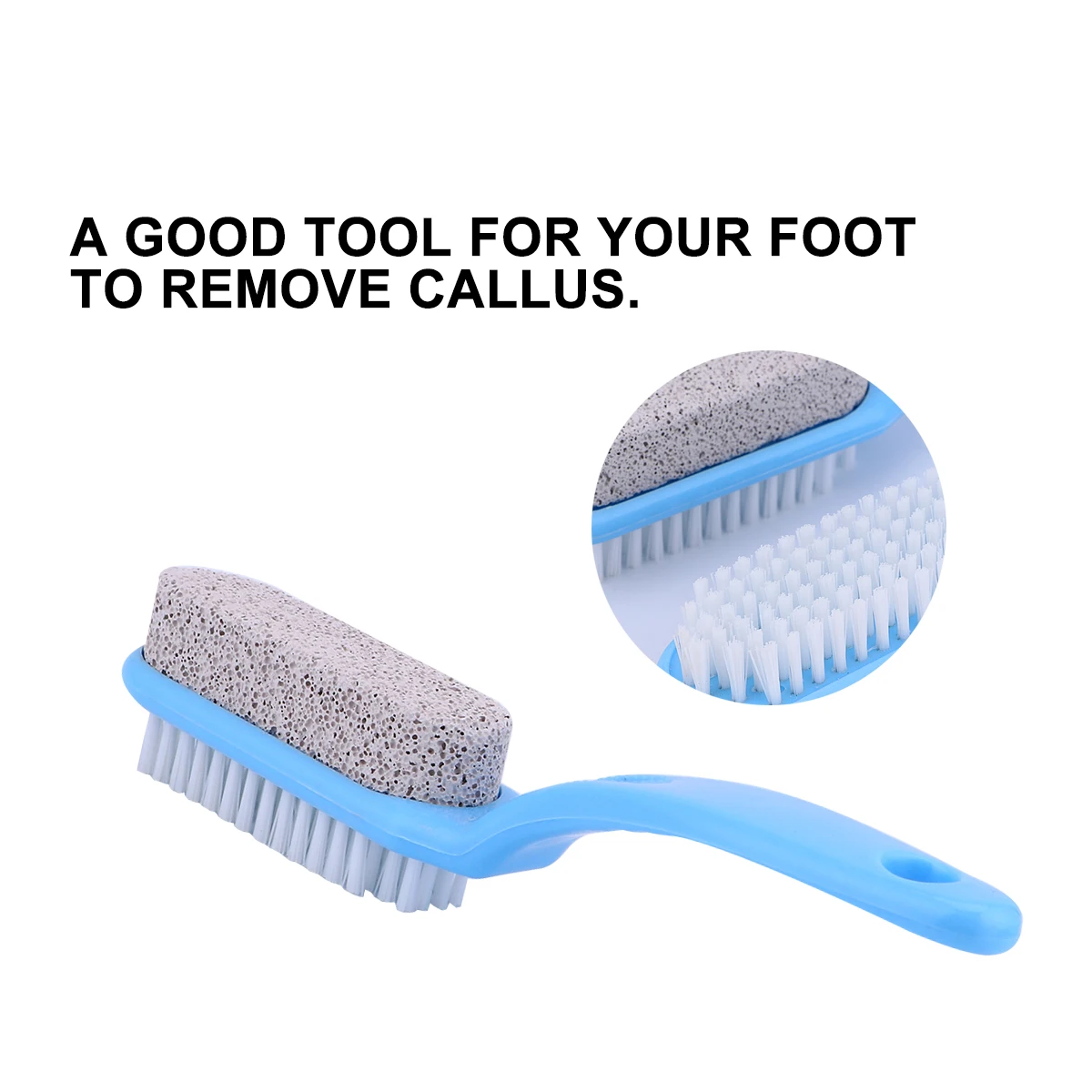 

Double Sided Foot File Plastic Scraper Pedicure Tool for Callus Removal Exfoliate Rough Dry Skin Home Professional Use
