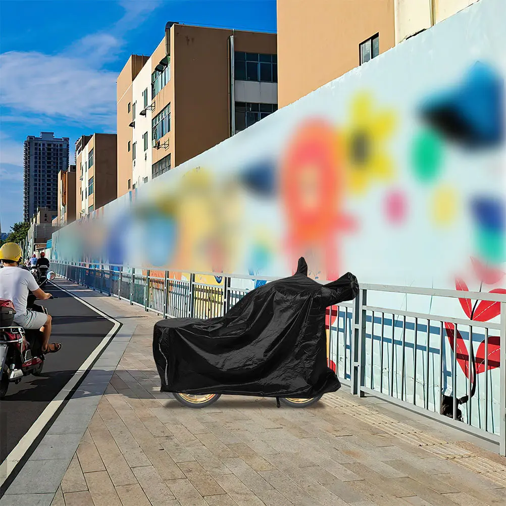 

Durable Weatherproof Motorcycle Cover Outdoor Vehicle Storage Rainproof Scooter Protective Cover Outdoor Vehicle Storage