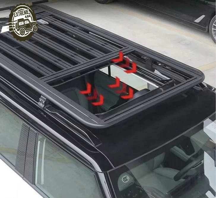 

Premium Aluminum Alloy Roof Platform Rack-Custom Fit for ICAR 03 Modified Cargo Carrier