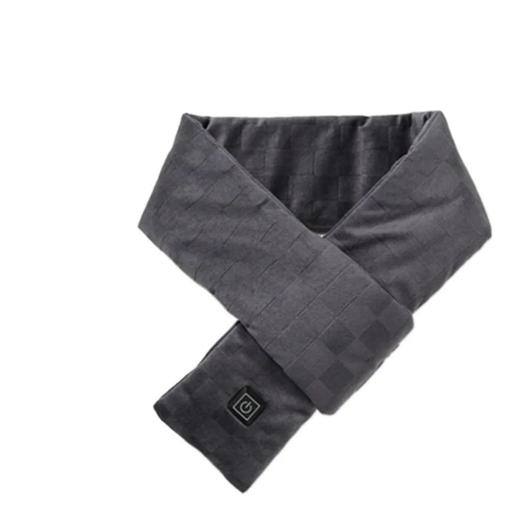 

3-температурная регулируемая электрическая накидка на шею, мягкий удобный уютный шарф с подогревом, морозостойкий дизайн, теплая теплая грелка для шеи