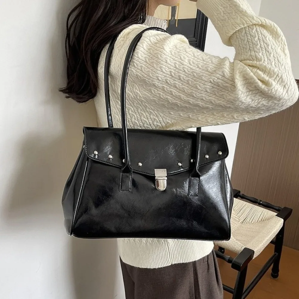 Large Capacity Tote Bag Top Handle Design Versatile Structure Shoulder Purse Single Shoulder Strap Briefcase Bag For Women