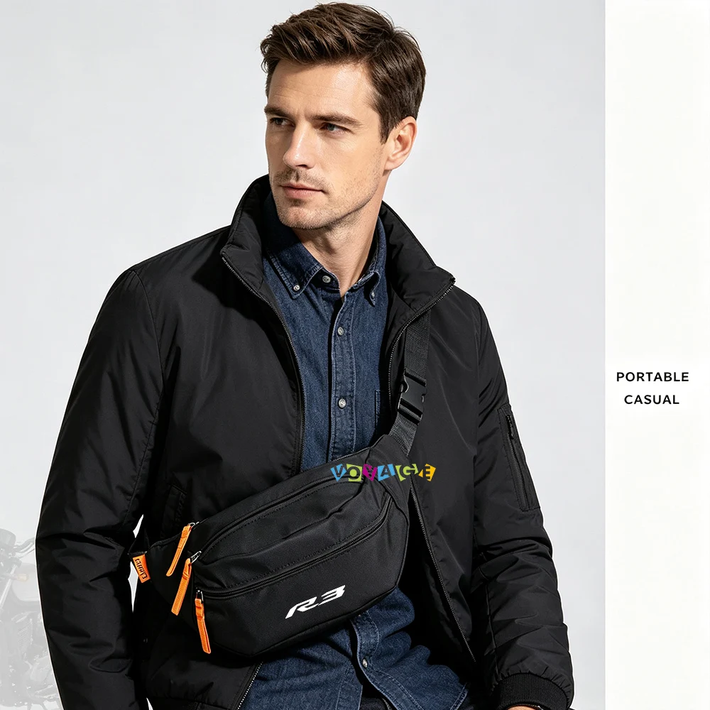 Premium Motorcycle Fanny Pack For Yamaha YZF-R3 R3 Commuting Waterproof Storage Portable Bag Unisex Waist Bag Accessories