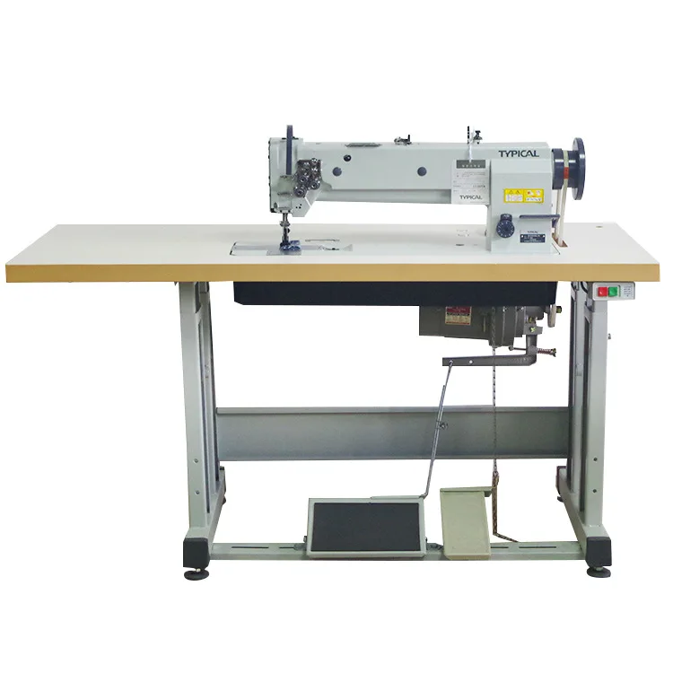 

GC20608L18 Hot Sale Typical Double Needle Lockstitch Walking Foot Industrial Sewing Machine with Spare Parts Electronic 60 Large