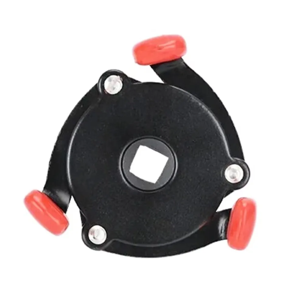 One-Way Three-Jaw Motorcycle Oil Filter Wrench Tool, Universal Adjustable Design