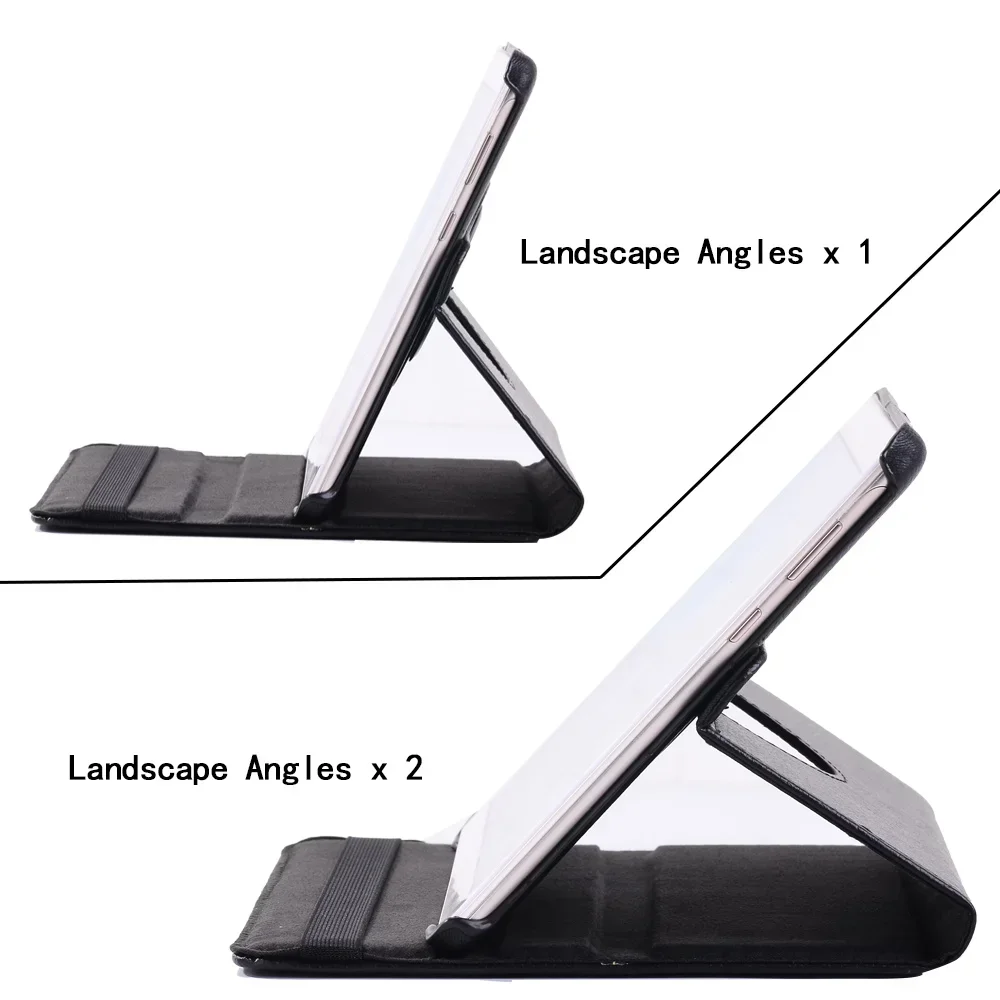 For Huawei MediaPad T5 10 10.1"/T3 10 9.6" 360 Rotating Tablet Case Folding Protective Shell Friends Series Stand Cover+Stylus