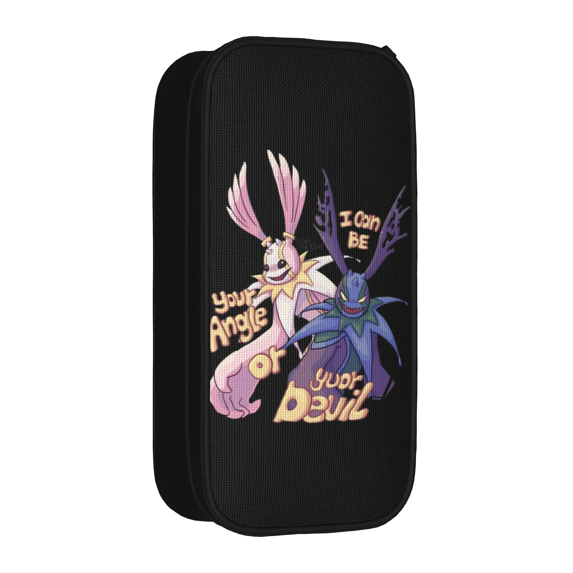 Digimon Pencil Cases Lovely  Your Angle or Yuor Devil Cherubimon Pen Holder Bags Girls Boys Students School Gift Pencilcases