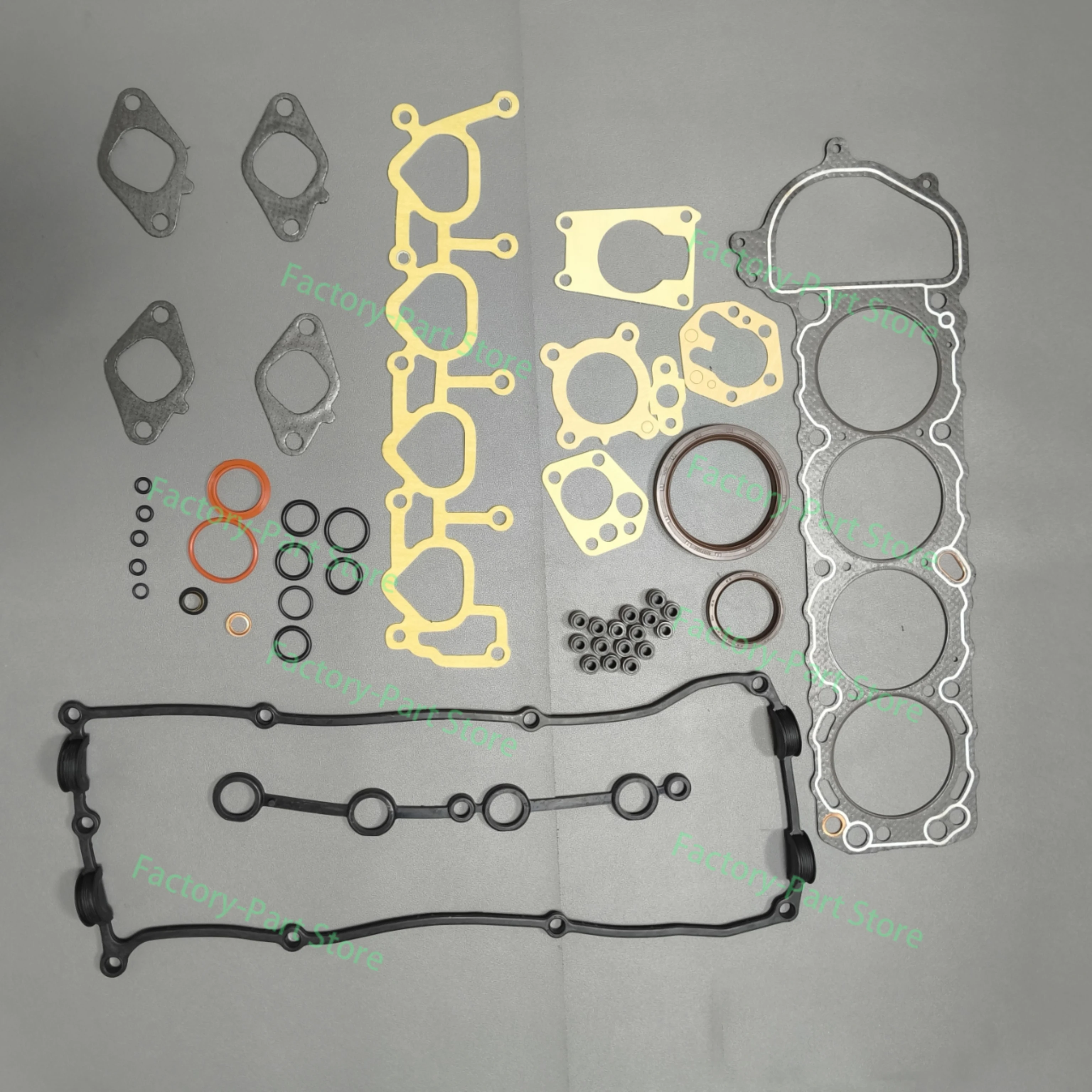 KA24 Full Gasket Kit Set For NISSAN KA24 With  Cylinder Head Gasket Engine 10101-VJ027  Overhaul Rebuild Kit