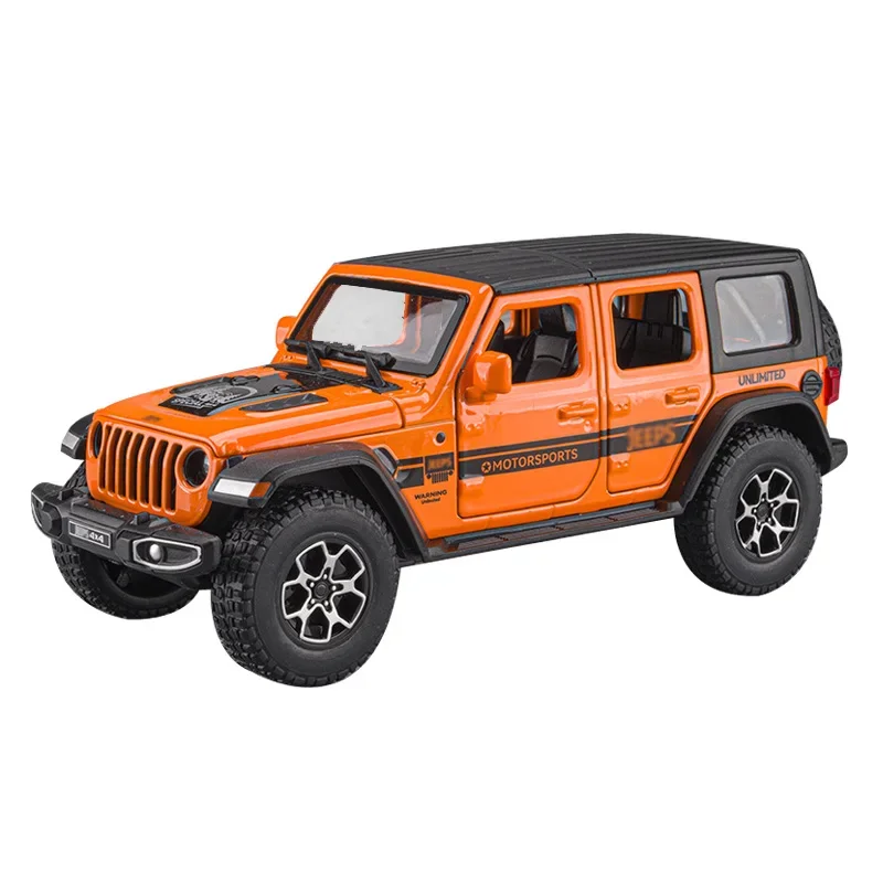 Jeeps Wrangler Sahara 1:32 Off-Road Alloy Car Diecasts & Toy Vehicles Car Model Sound and light Car Toys Gifts