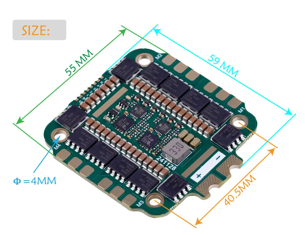 12S 100A AM32 FPV Quadcopter ESC 4in1 ESC NeutronRC X-CLASS V4  Multi Protocol DShot MultiShot OneShot RC Drone Parts