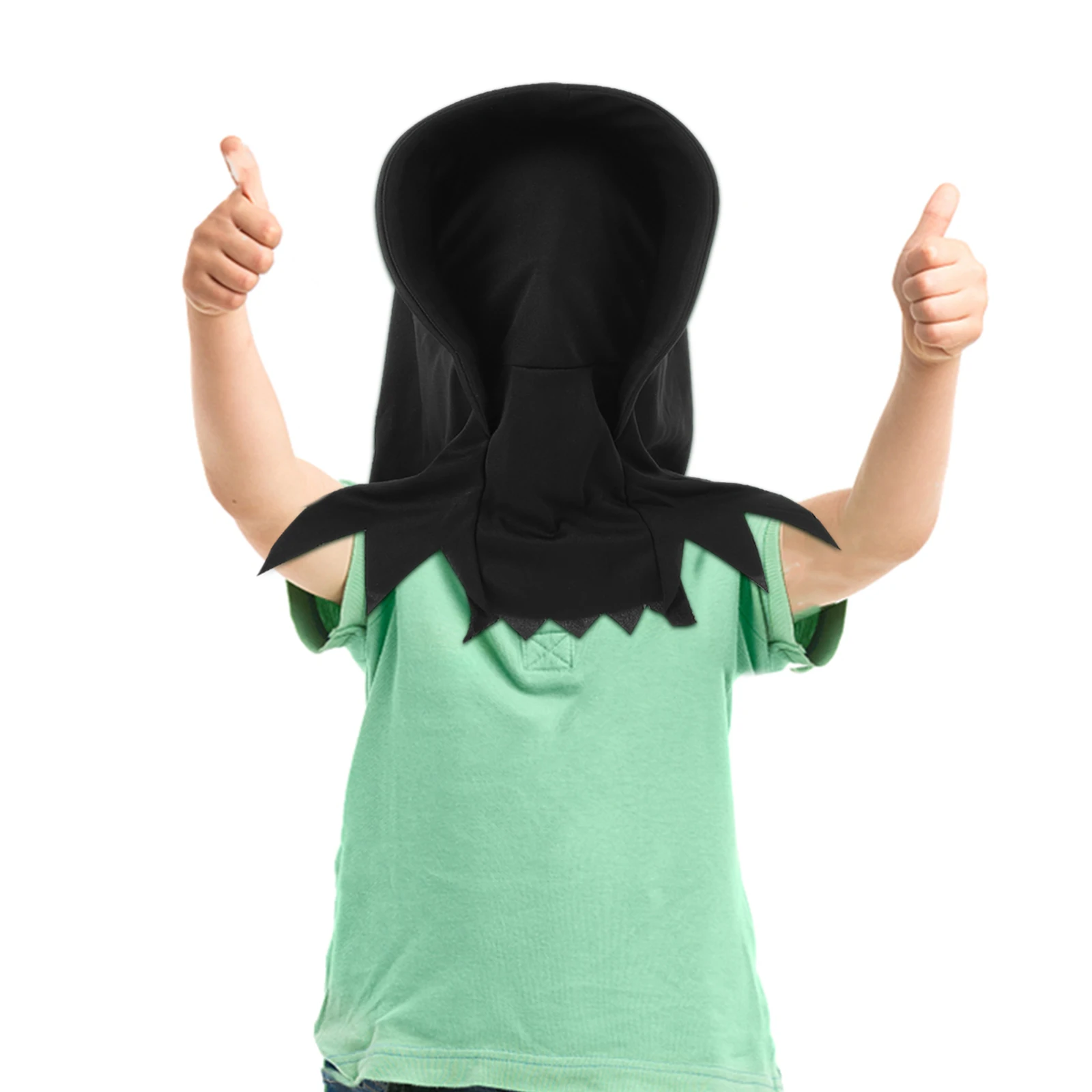 

Grim Reaper Full Face Halloween Hood Spooky Scary Breathable Kids Reaper Hood For Cosplay Party Trick Or Treating School Events