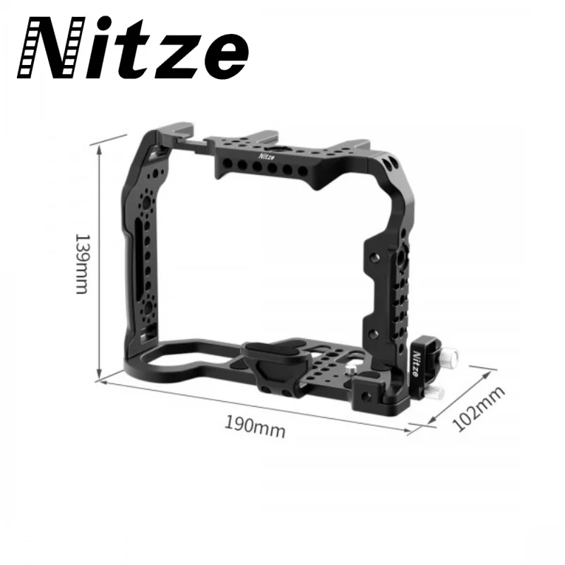 Nitze Canon C70 Camera Rabbit Cage with HDMI Cable Clip - T-C02B