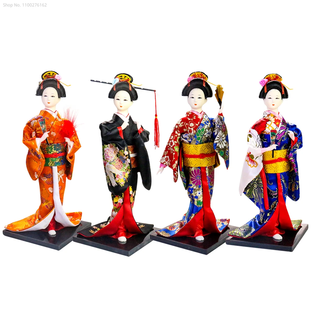 

Japanese Style Kimono Geisha Girl Doll Dance Sing Woman Resin Crafts Figurine Miniatures Ornament Travel Souvenirs Wedding Decor