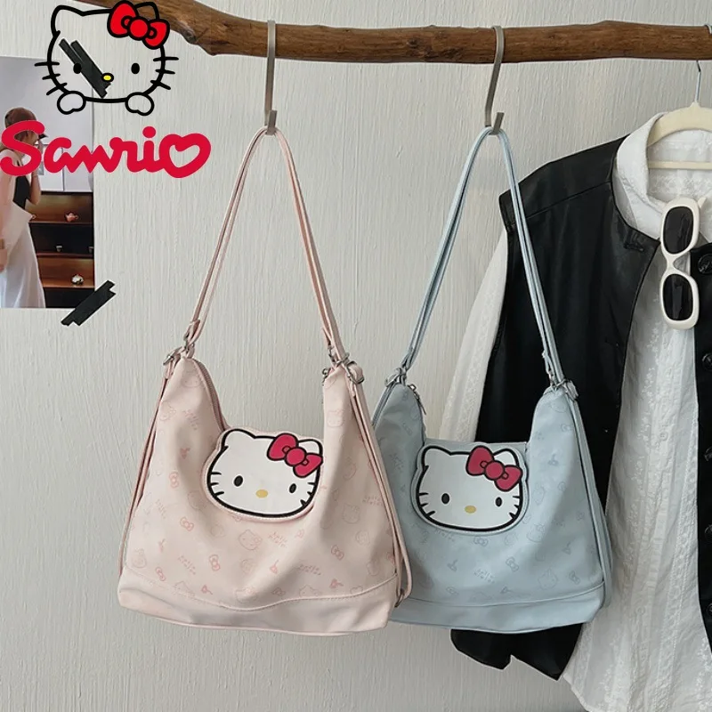 

Hello Kitty New Women's Crossbody Bag Fashionable and High-quality Shopping Handbag Cartoon Versatile Large Capacity Storage Bag