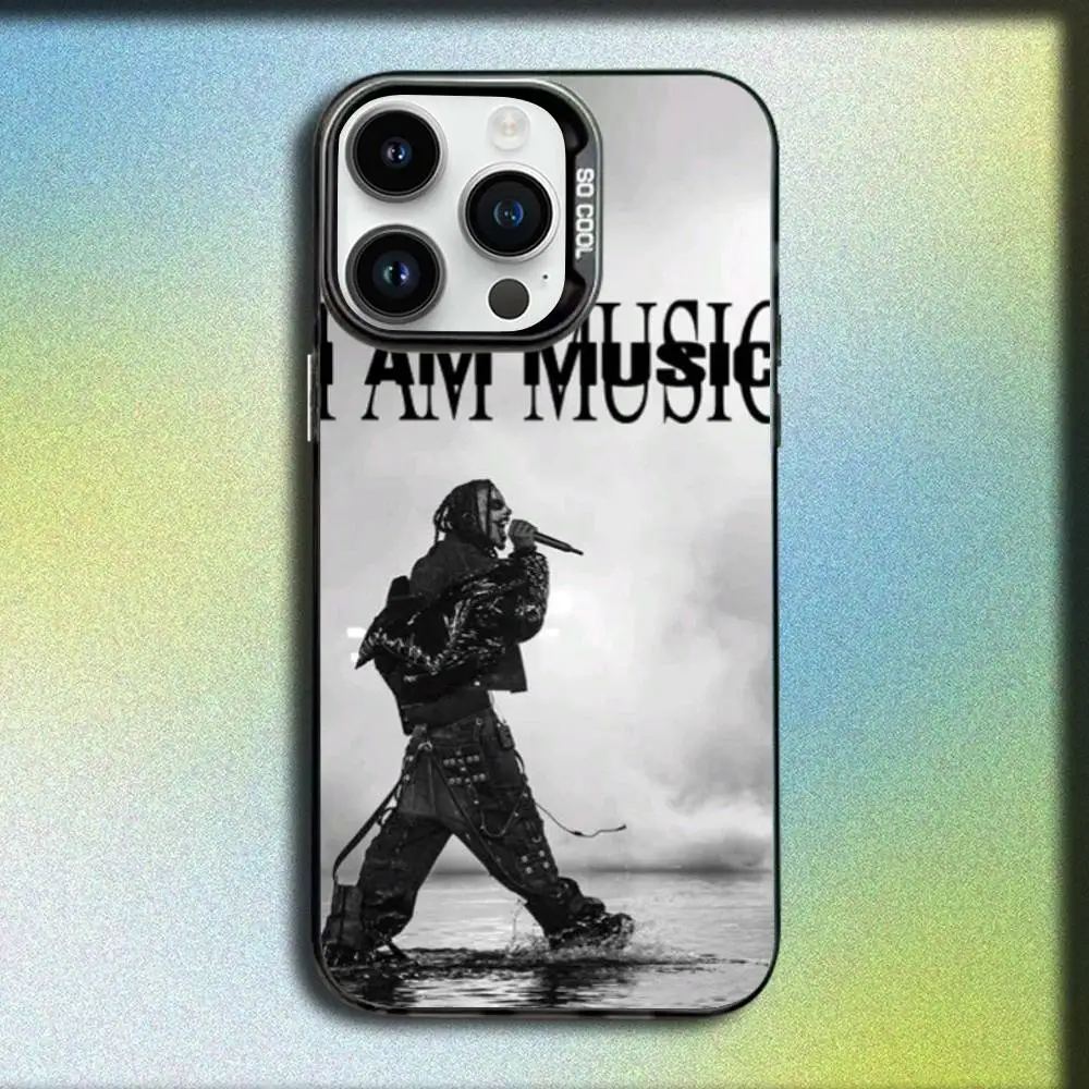 P-Playboi R-Rapper Carti Phone Case For iPhone 17,16,15,14,13,12,11,Pro,Max,Plus,E,SE4,Air,Mini Black IMD Box