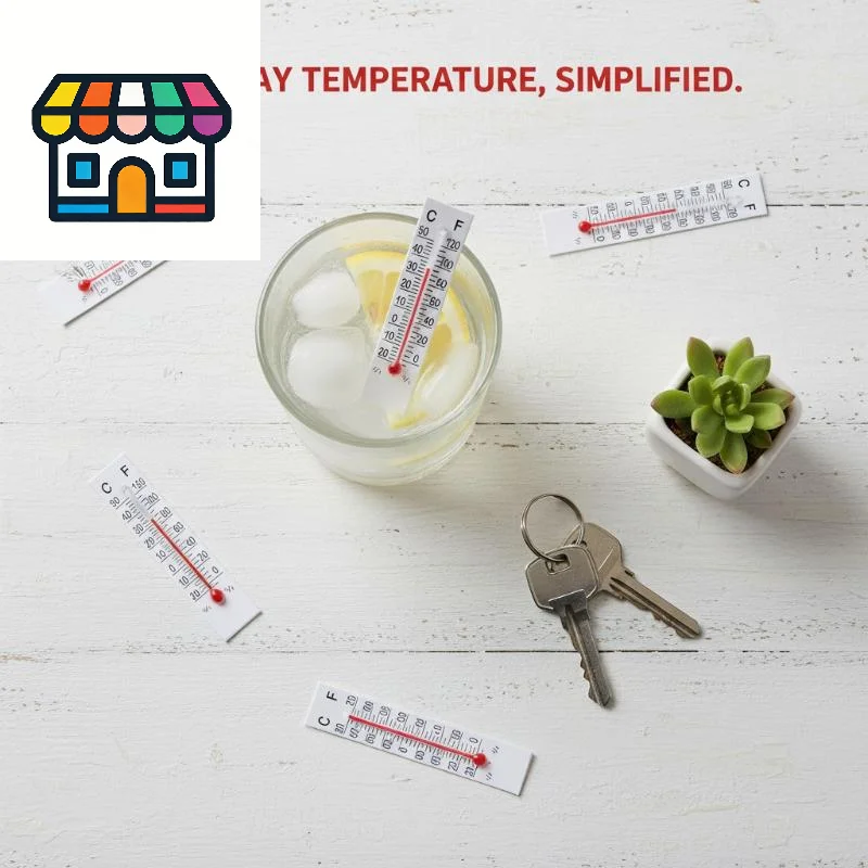 10 Pcs 5cmX1.1cm Miniature Paper Cardboard Indoor -20-50 Celsius