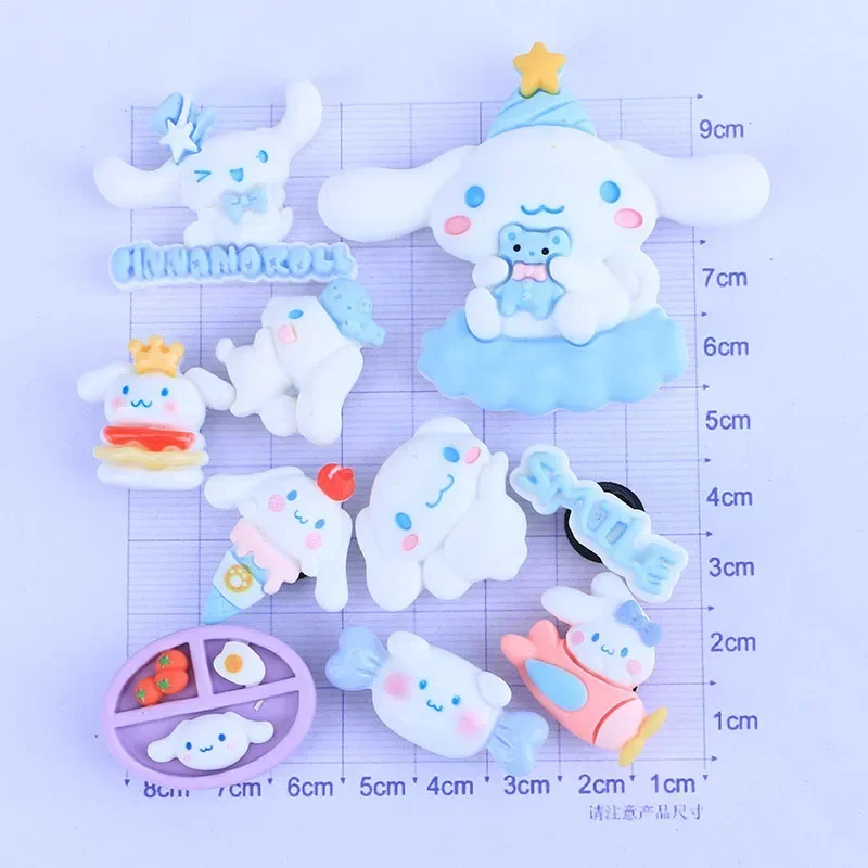 Olá kitty sanrio acessórios sapato encantos fivela anime kulomi yugui cão merloty pudim cão dos desenhos animados diy combo menina presente do feriado