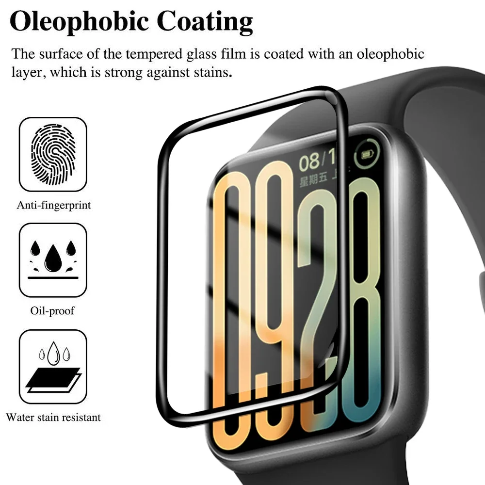 1-10PCS 3D Curved Edge Soft Protective Film Smartband Cover For Xiaomi Mi Band 9 Pro Smart Band Screen Protector For Miband 9Pro