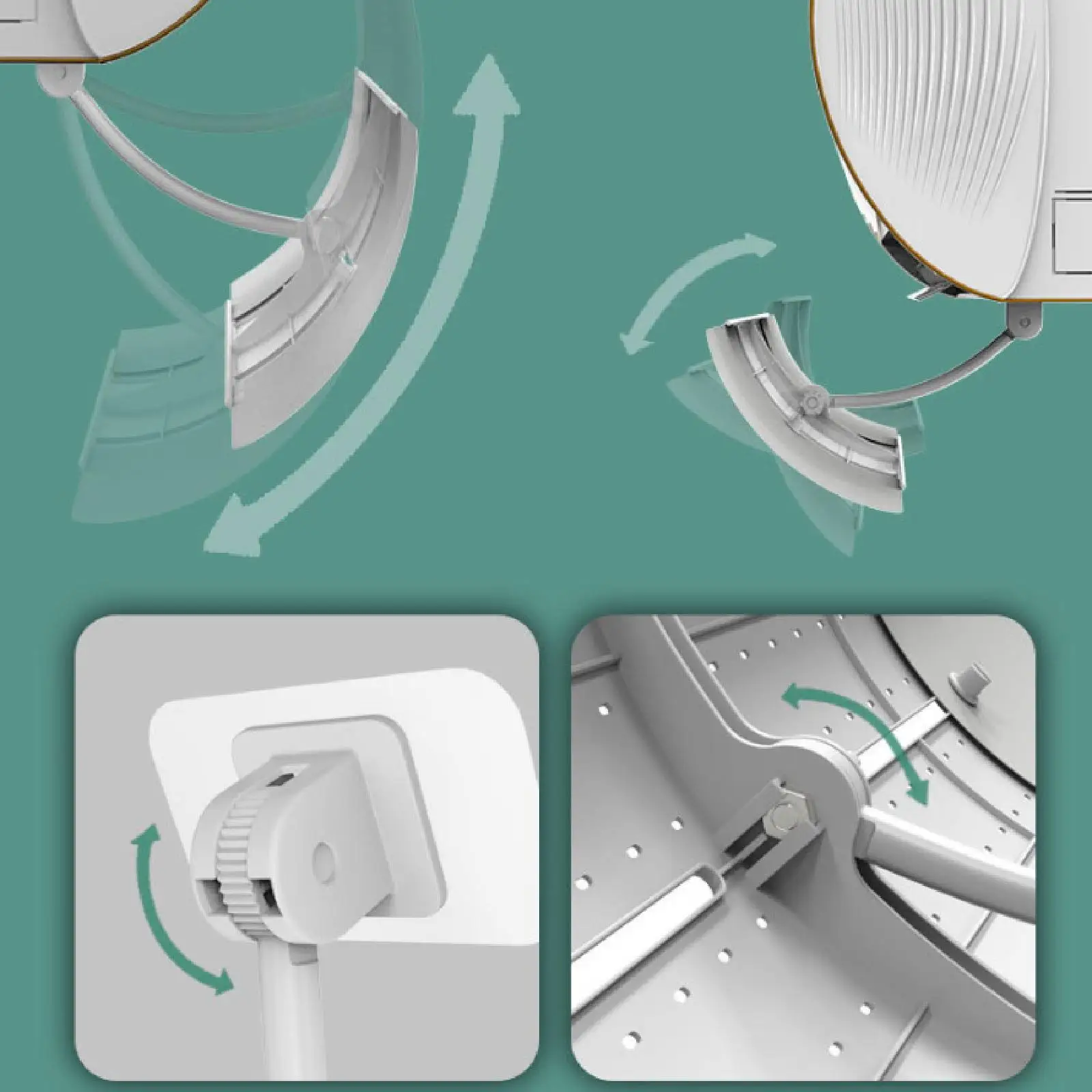 Air Conditioner Vent Deflector Outlet Air Baffle Wall or Ceiling Mount Easy Installation Windshield for Register and Grille