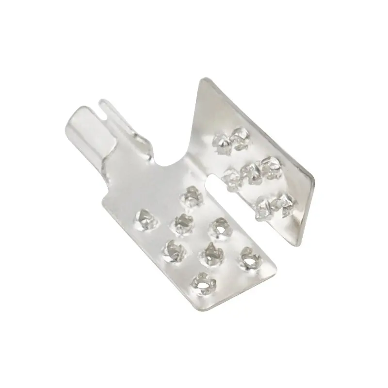 10/20/30/40/50/100PCS Underfloor Heating Film Clamps Special Silver Connectors Clamps For Connect Cable