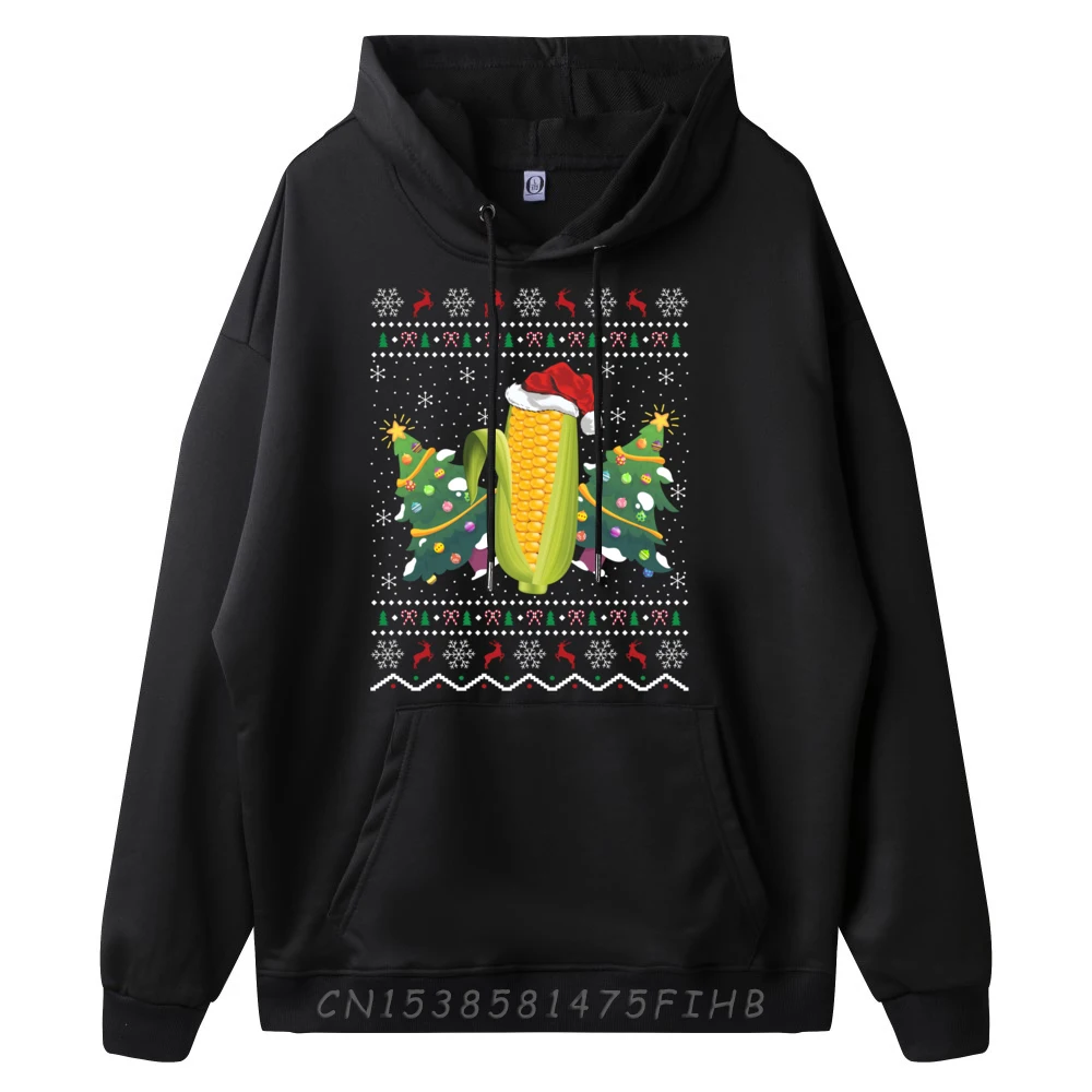 الذرة عاشق عيد الميلاد القبيح الذرة عيد الميلاد المسيحية سترة الرجال امرأة ميمي سترة هوديي