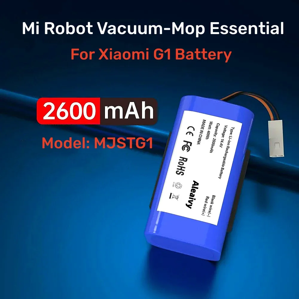 

Original Replacement Battery H18650CH-4S1P For XiaoMi MiJia Mi Robot Vacuum-Mop Essential G1 MJSTG1 SKV4136GL 2600mAh 3500mAh