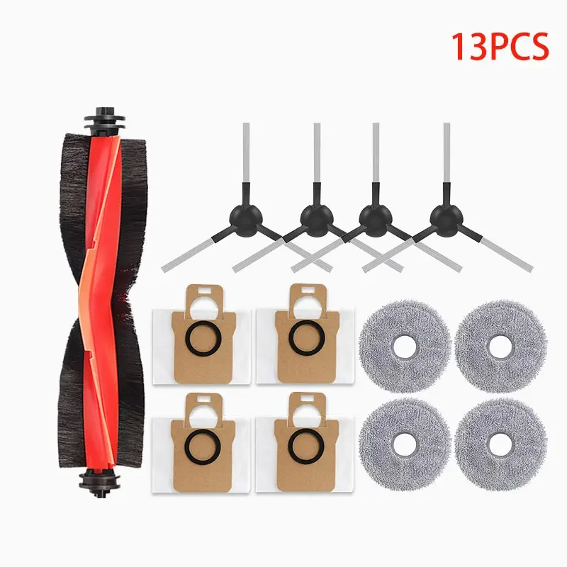 Voor Xiaomi Robot Vacuüm X20 Max/D109GL Onderdelen Accessoires Hoofdborstel Zijborstel Hepa Filter Mop Doek Stofzak Vervanging